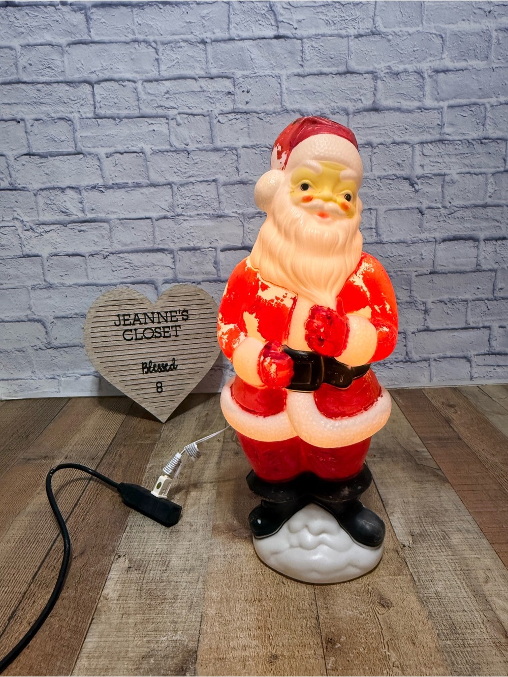 Vintage 1973 Carolina Enterprise Christmas Santa Claus Light Up Blow Mold
Pre ow